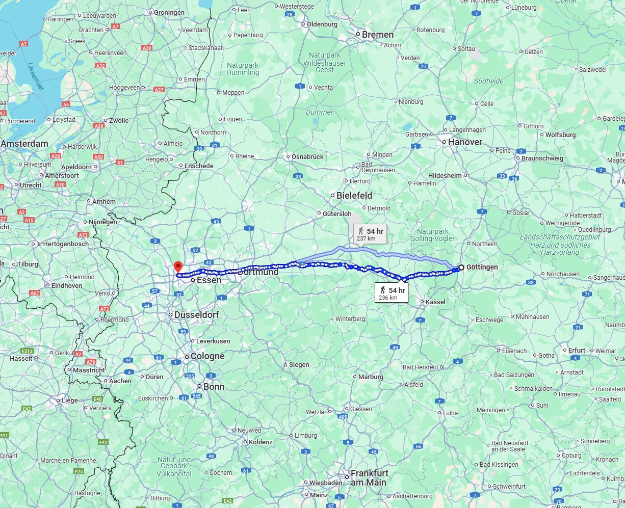 Anreise von Göttingen Zu Oberhausen Über 