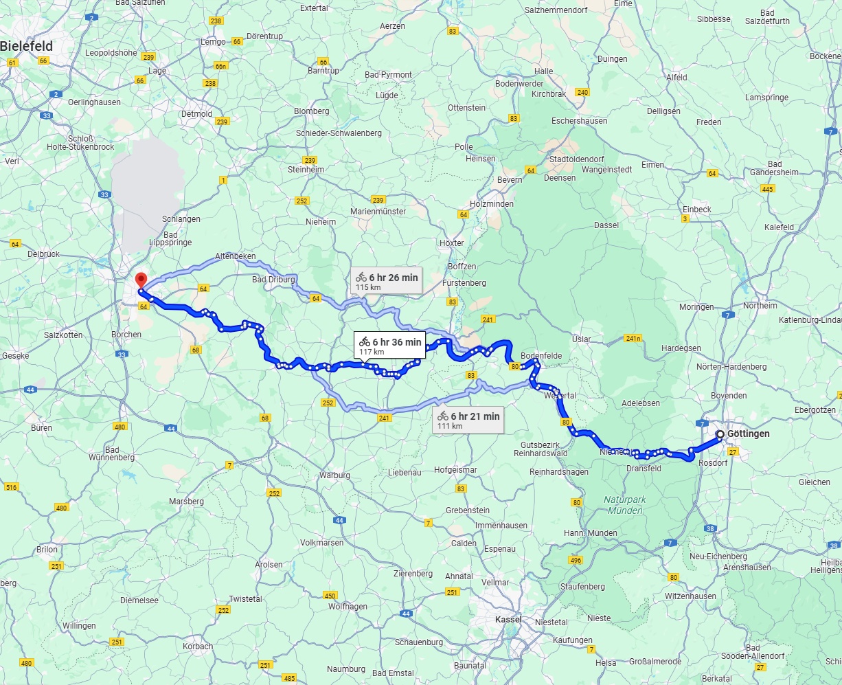Anreise von Göttingen Zu Paderborn Über 
