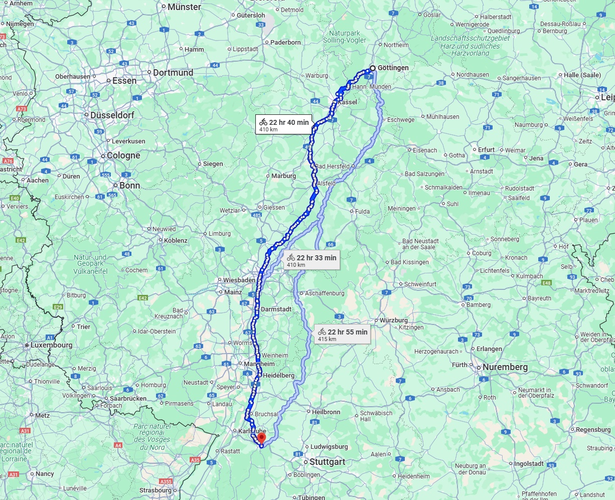 Anreise von Göttingen Zu Pforzheim Über 