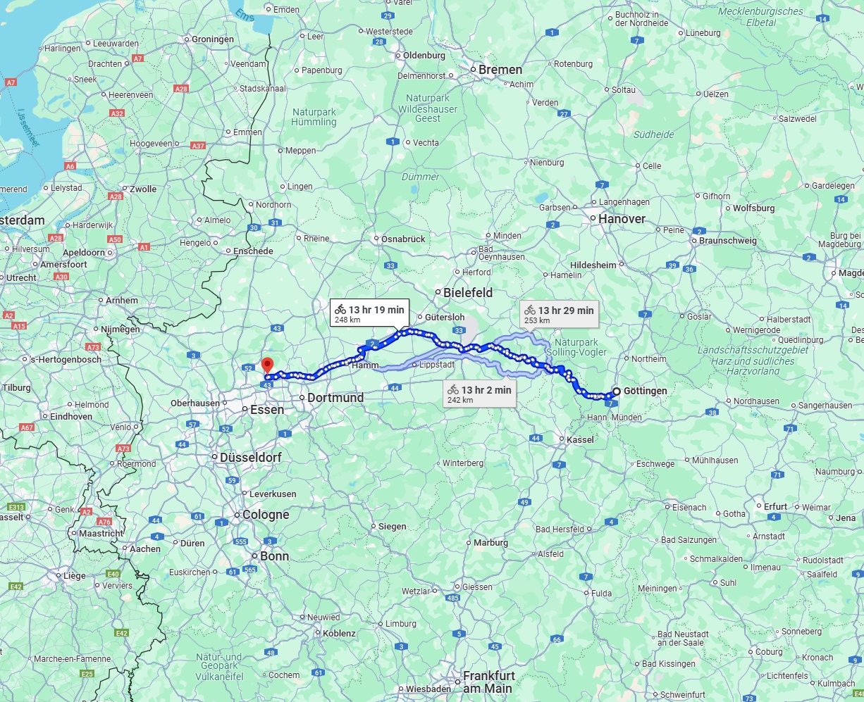 Anreise von Göttingen Zu Recklinghausen Über 