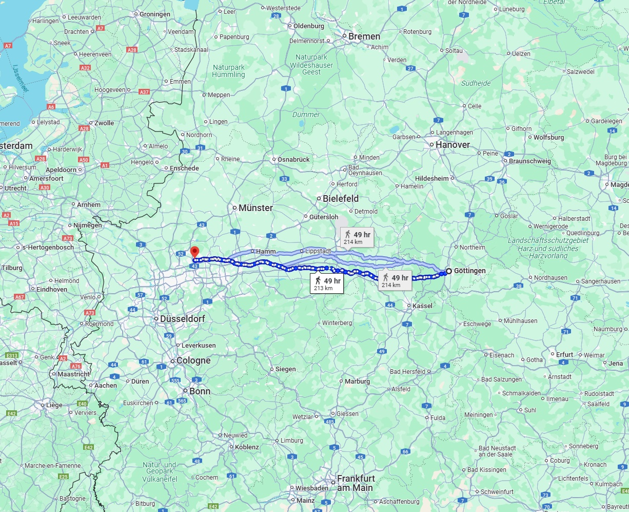 Anreise von Göttingen Zu Recklinghausen Über 