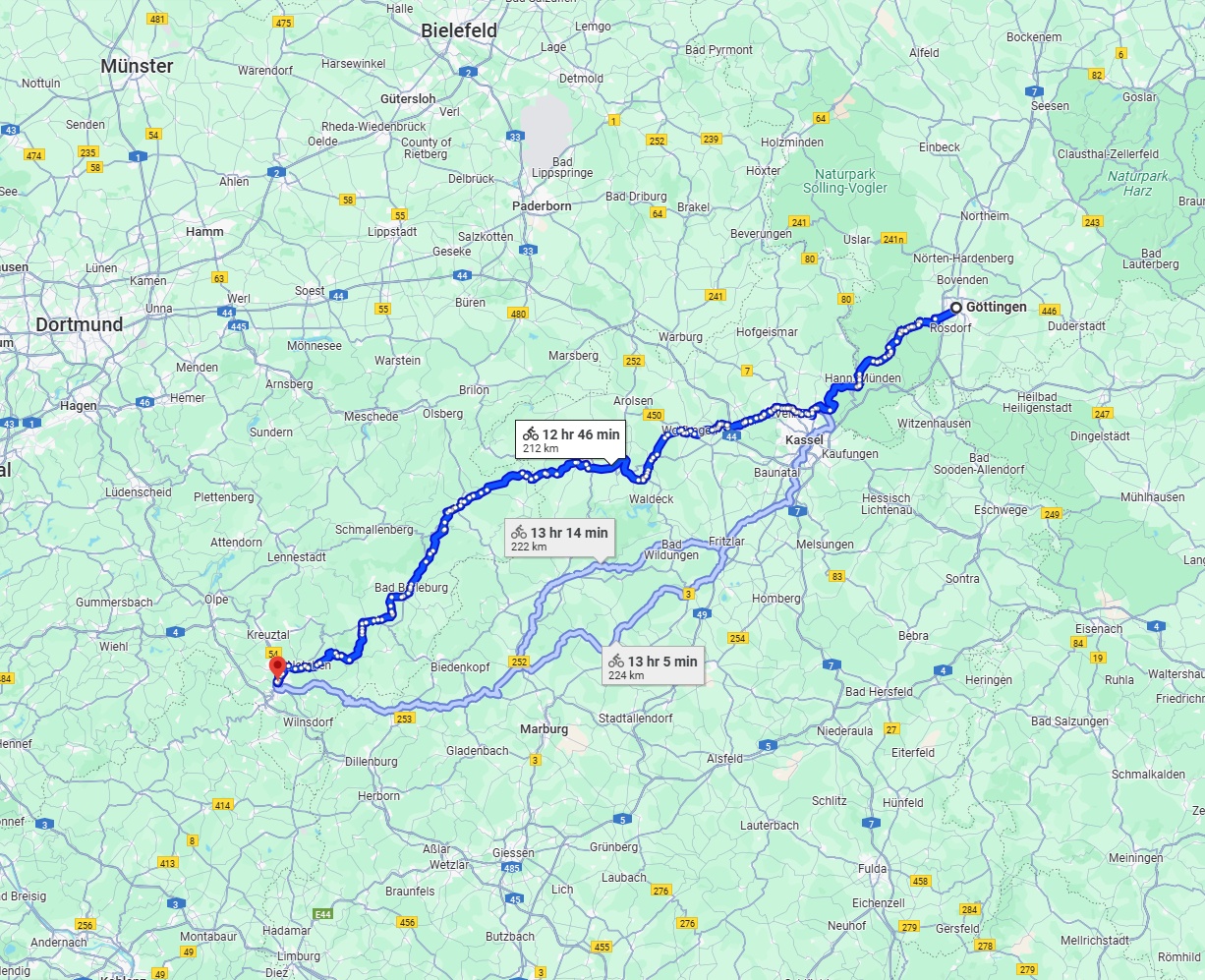 Anreise von Göttingen Zu Siegen Über 
