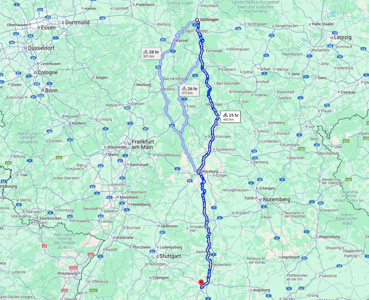 Anreise von Göttingen Zu Ulm Über 
