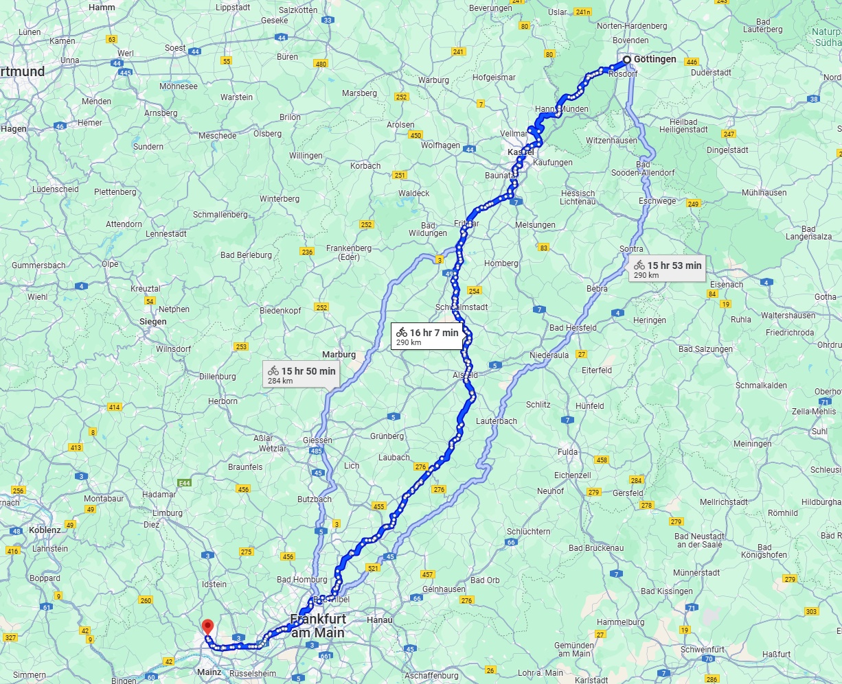 Anreise von Göttingen Zu Wiesbaden Über 