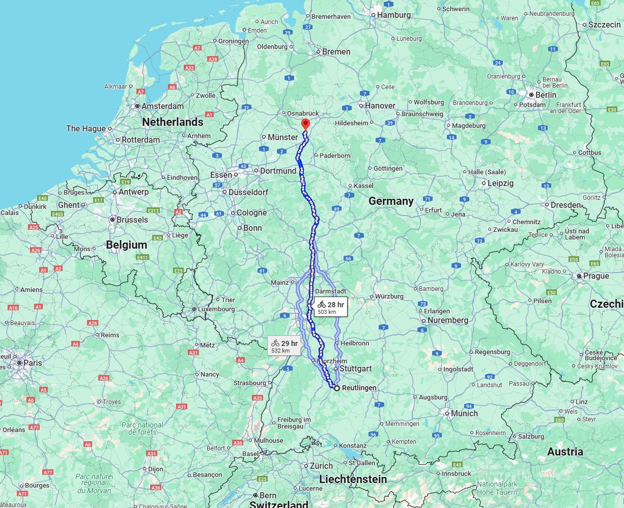 Anreise von Reutlingen Zu Bielefeld Über 