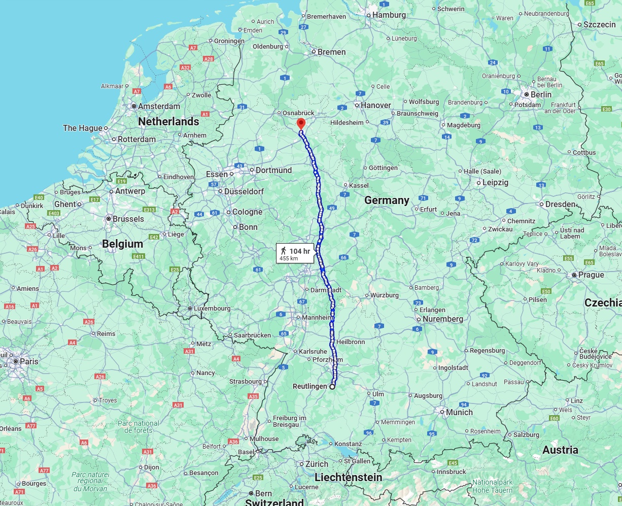 Anreise von Reutlingen Zu Bielefeld Über 