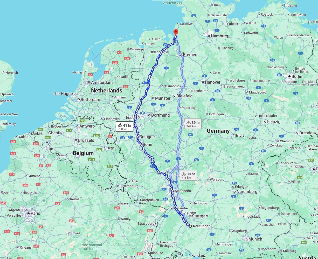 Anreise von Reutlingen Zu Bremerhaven Über 