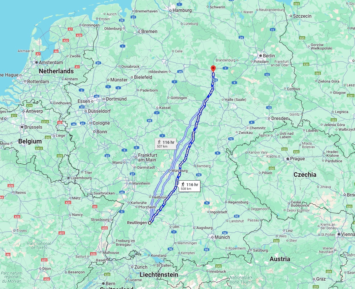 Anreise von Reutlingen Zu Magdeburg Über 