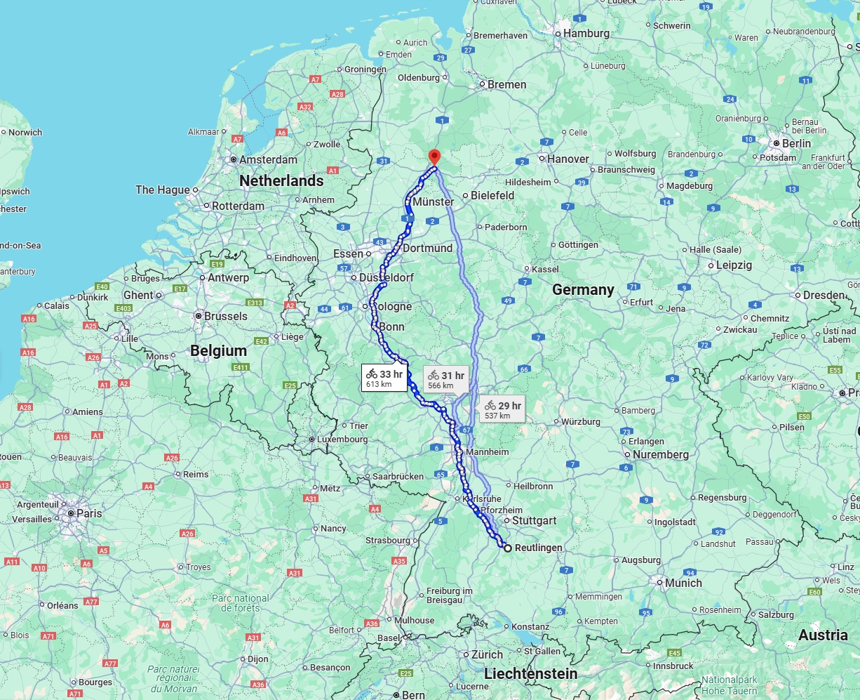 Anreise von Reutlingen Zu Osnabrück Über 