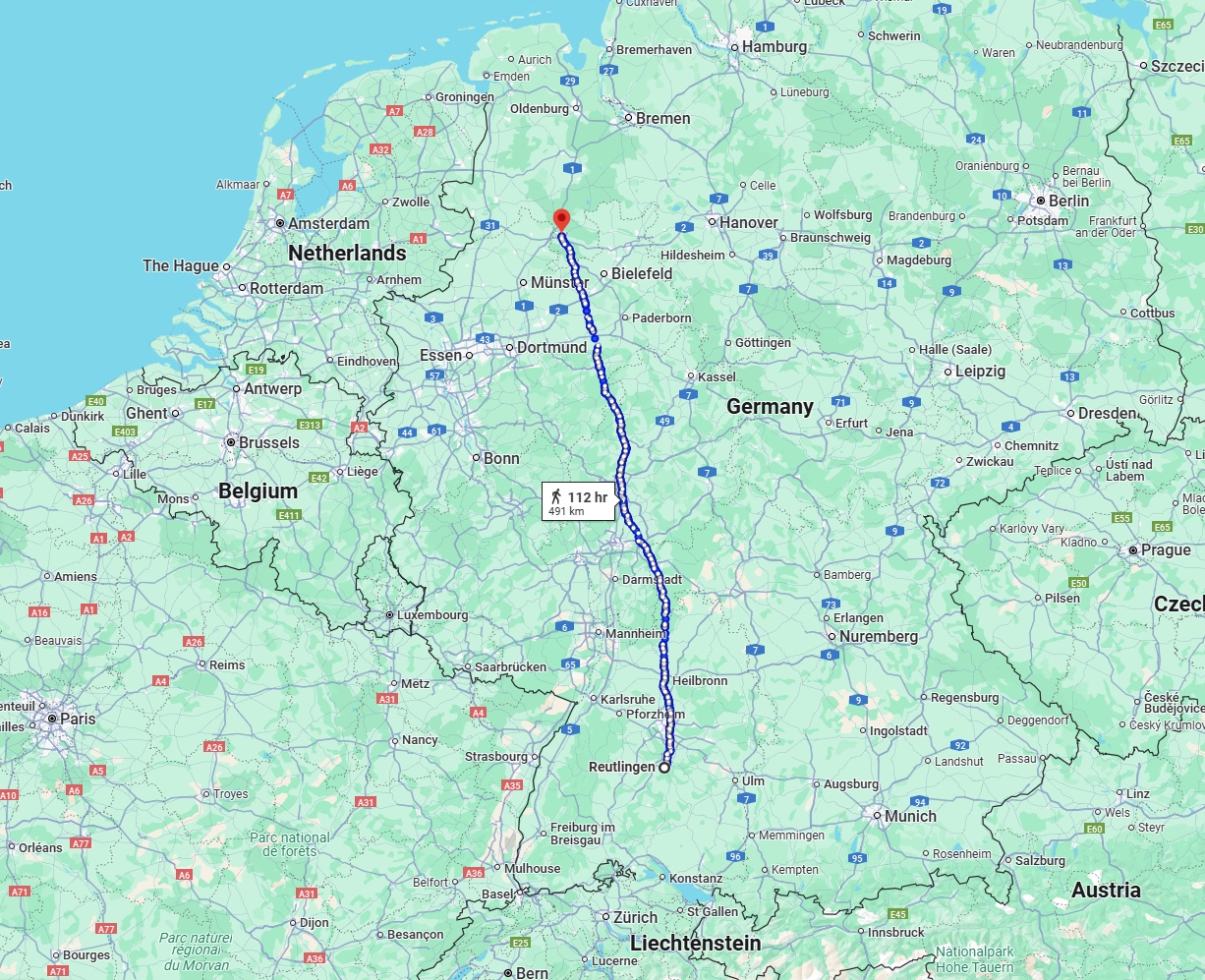 Anreise von Reutlingen Zu Osnabrück Über 