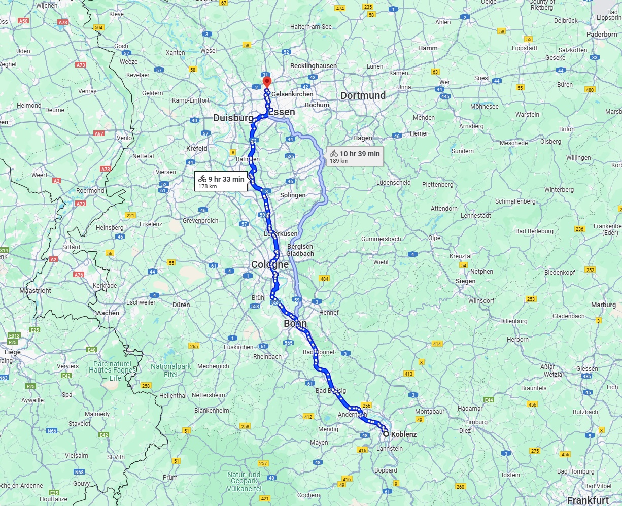 Anreise von Koblenz Zu Bottrop Über 