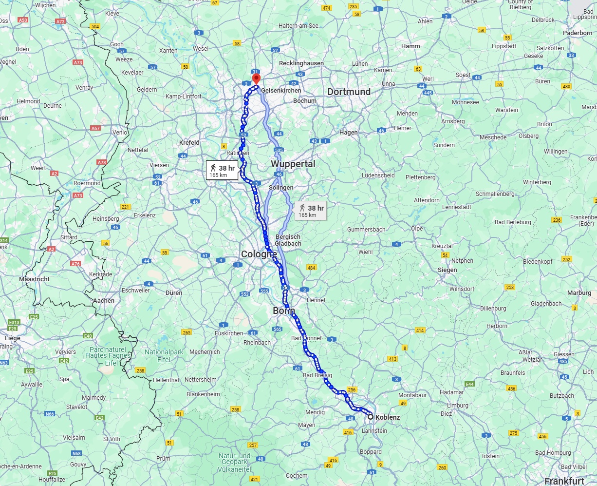 Anreise von Koblenz Zu Bottrop Über 