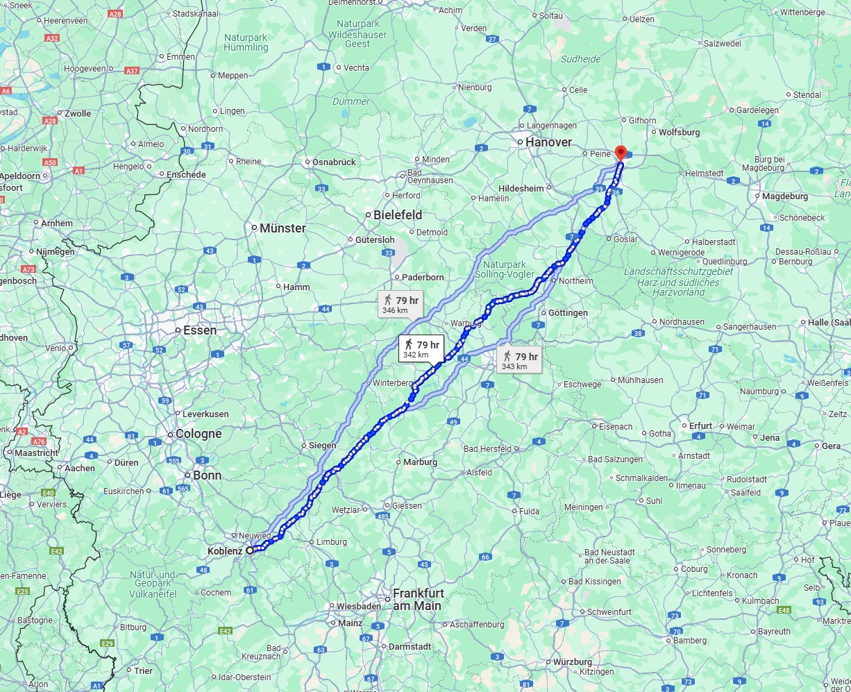 Anreise von Koblenz Zu Braunschweig Über 
