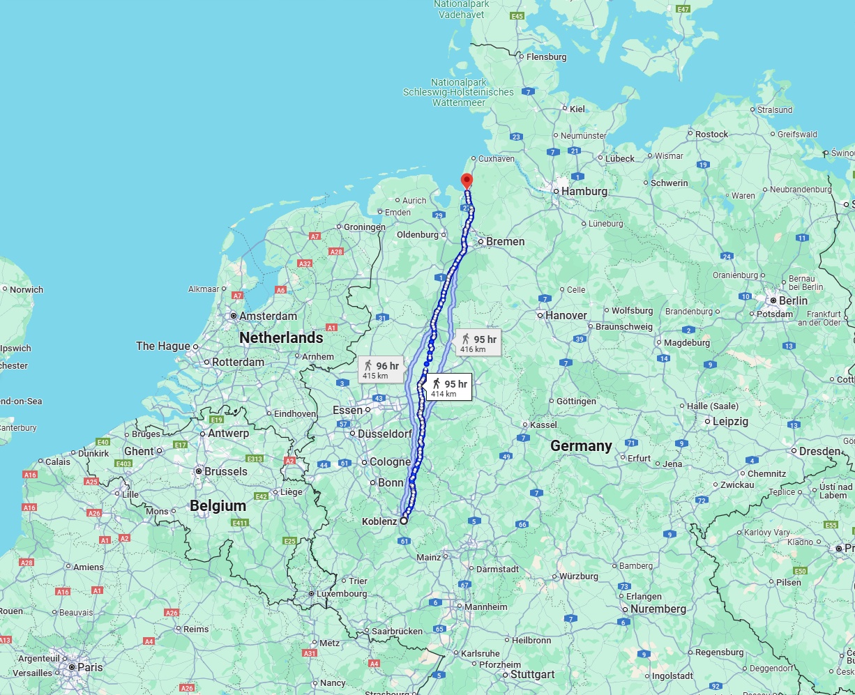 Anreise von Koblenz Zu Bremerhaven Über 