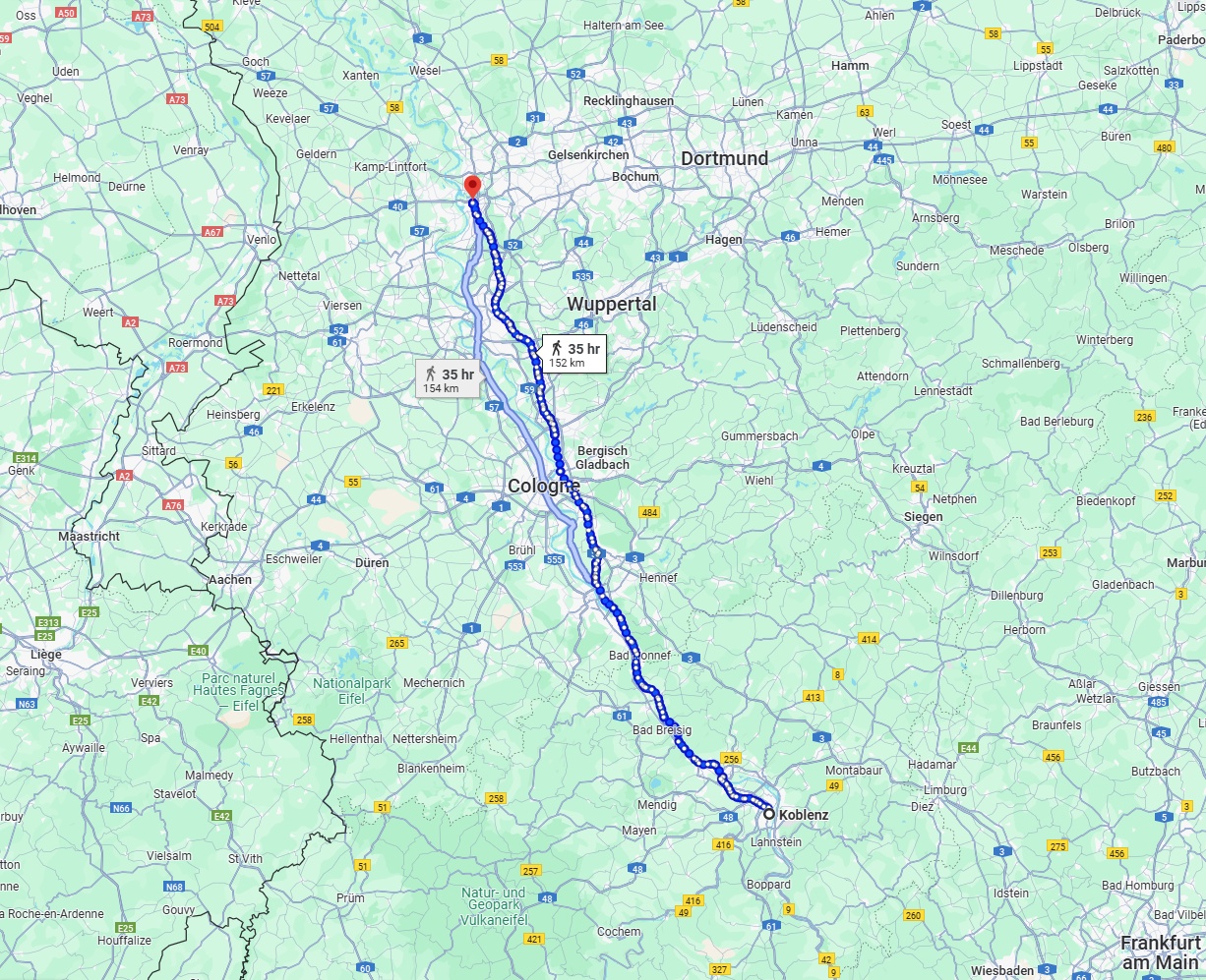 Anreise von Koblenz Zu Duisburg Über 