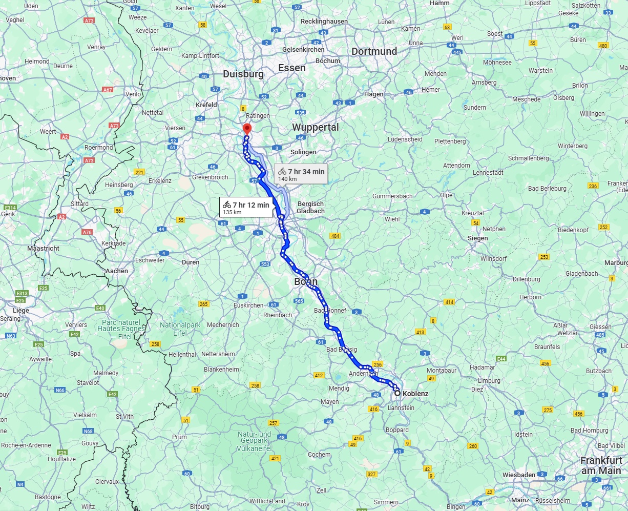 Anreise von Koblenz Zu Düsseldorf Über 