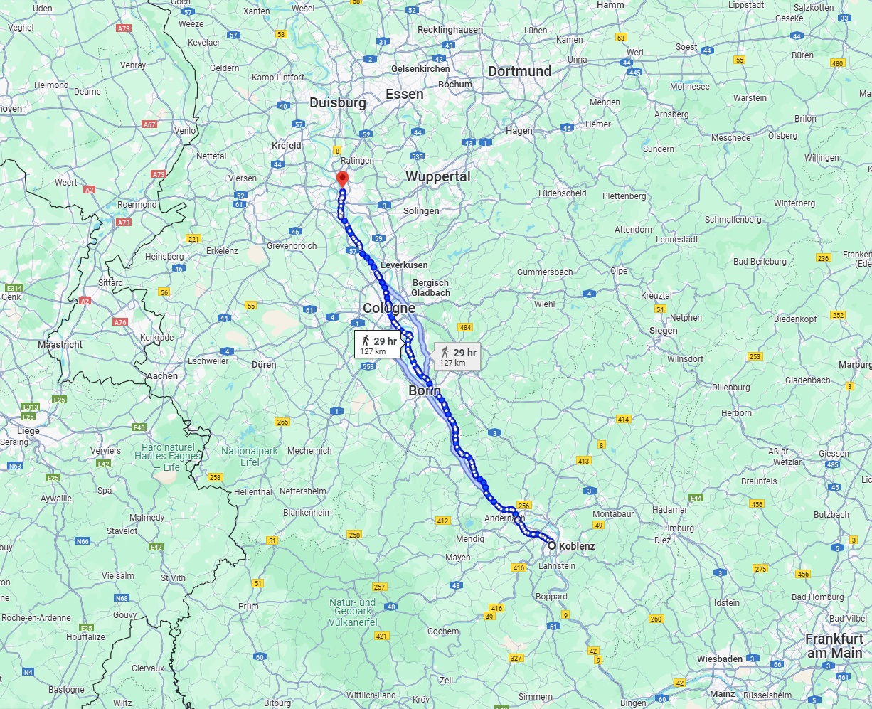 Anreise von Koblenz Zu Düsseldorf Über 