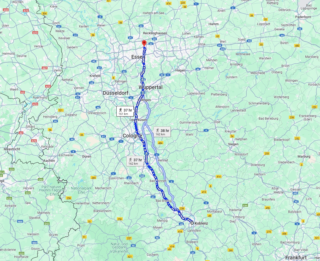 Anreise von Koblenz Zu Gelsenkirchen Über 