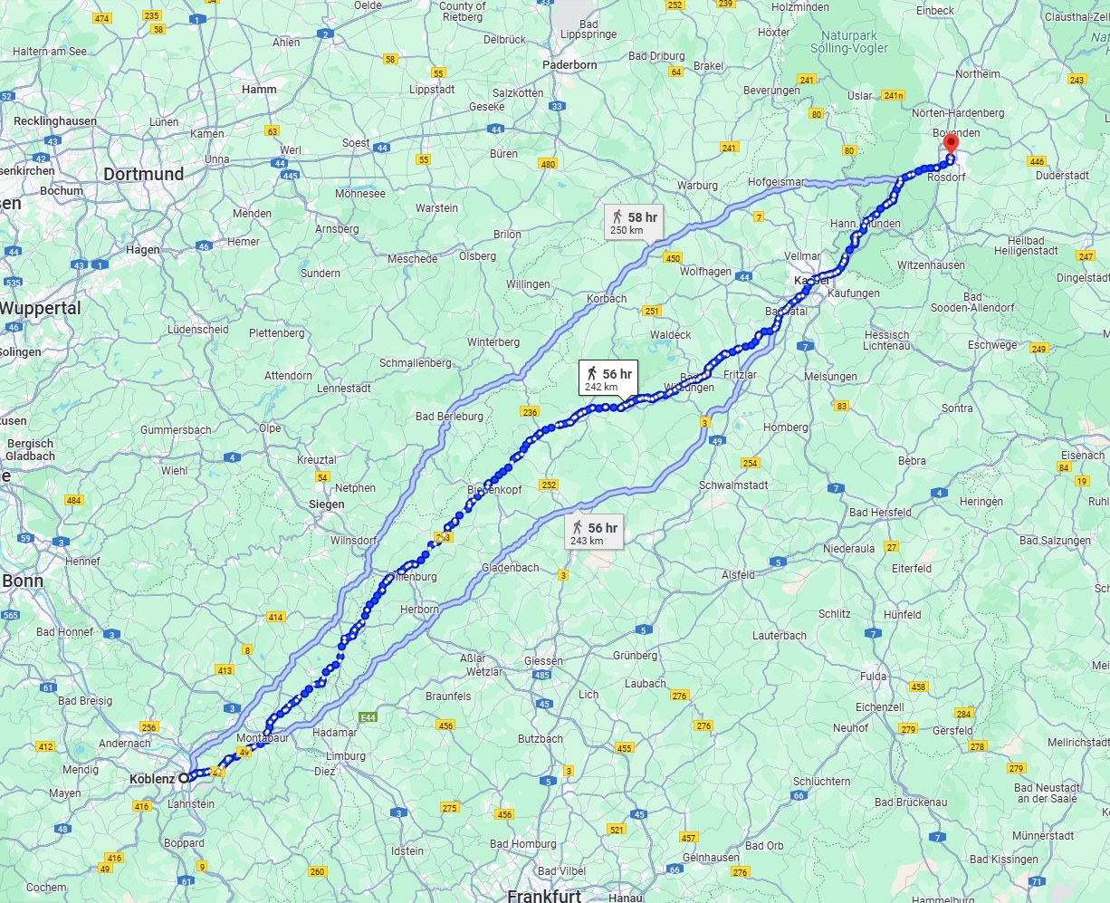 Anreise von Koblenz Zu Göttingen Über 