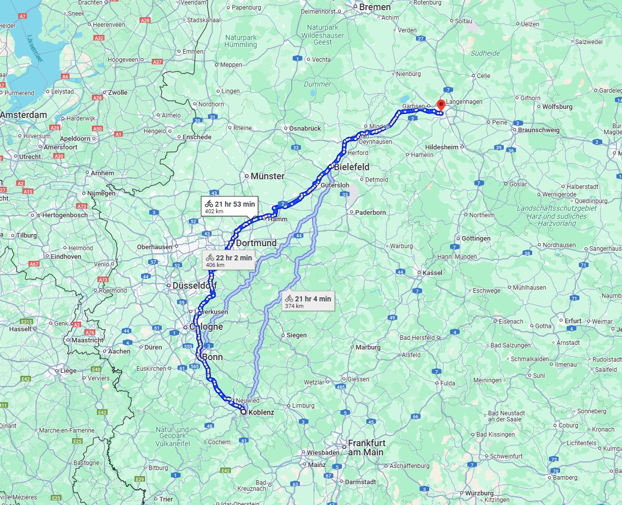 Anreise von Koblenz Zu Hannover Über 