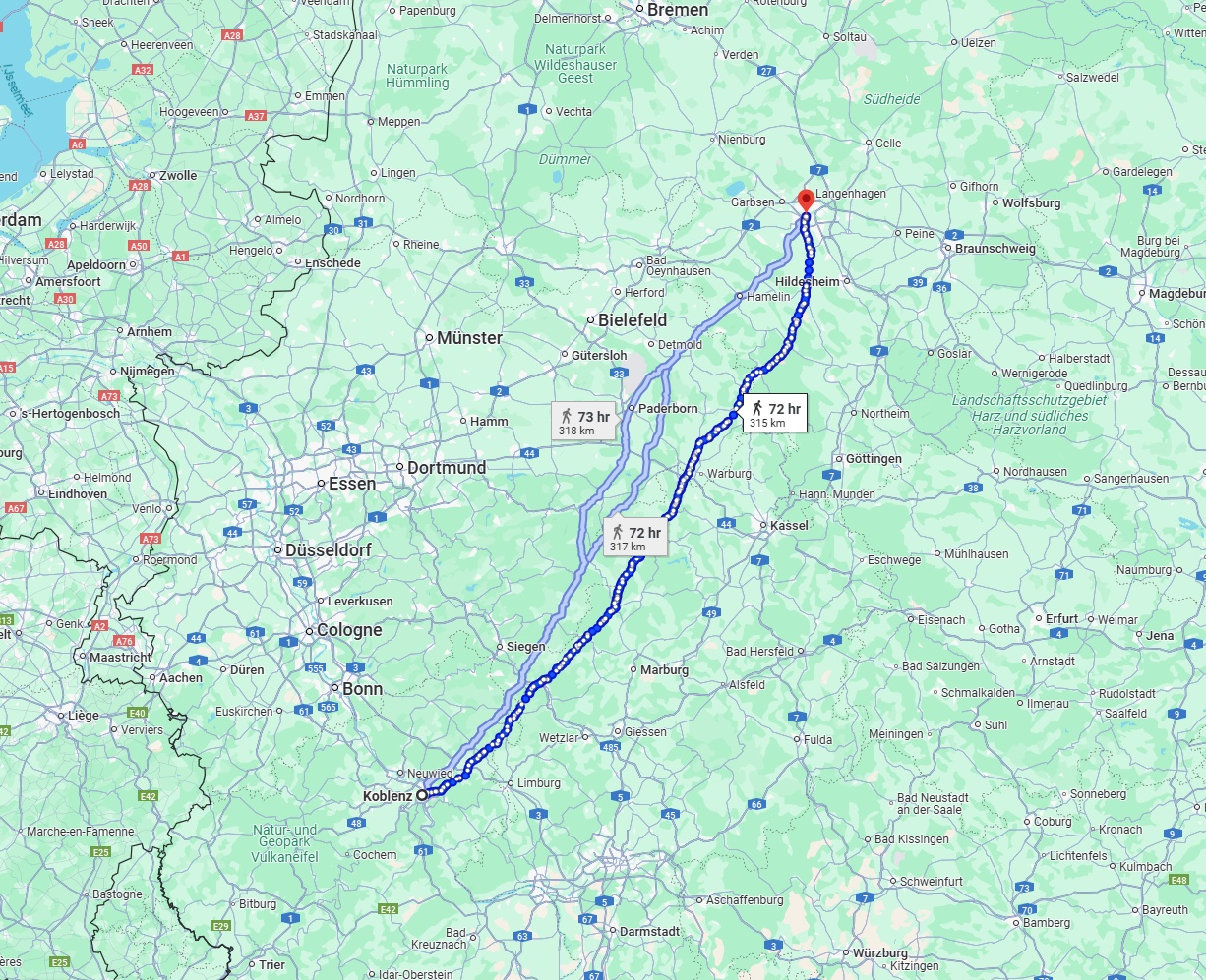 Anreise von Koblenz Zu Hannover Über 