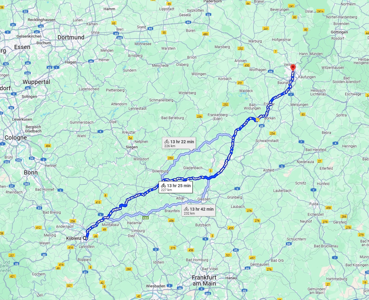 Anreise von Koblenz Zu Kassel Über 
