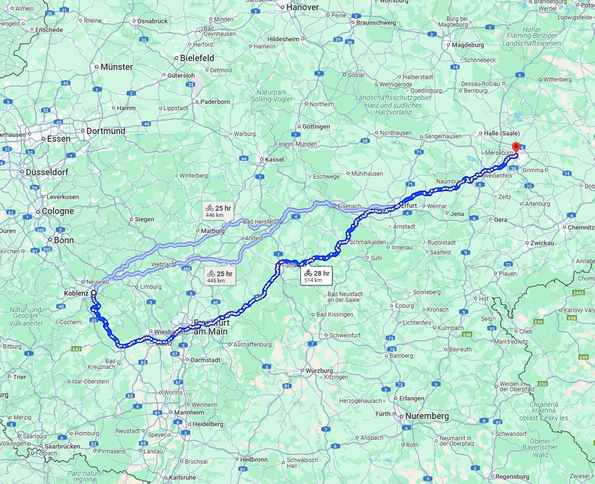 Anreise von Koblenz Zu Leipzig Über 