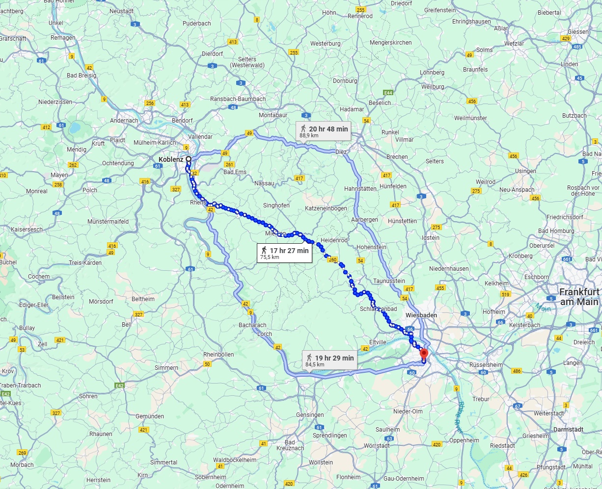 Anreise von Koblenz Zu Mainz Über 