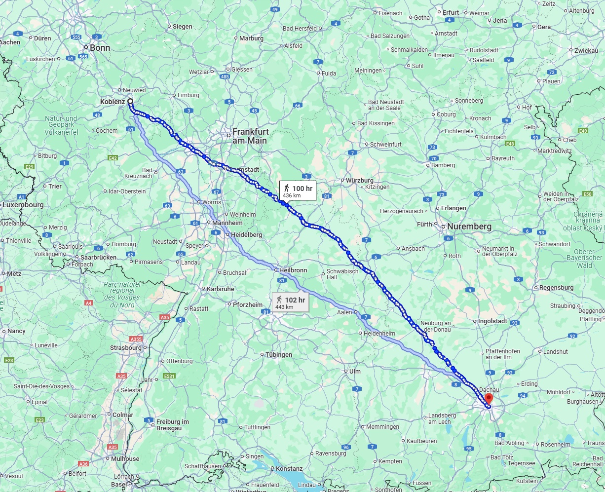 Anreise von Koblenz Zu München Über 