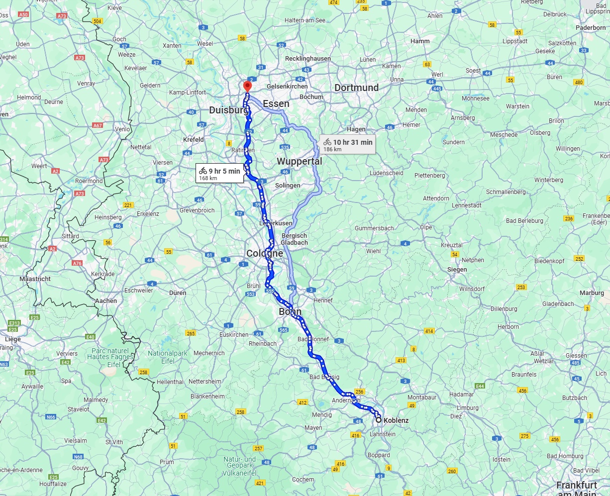 Anreise von Koblenz Zu Oberhausen Über 