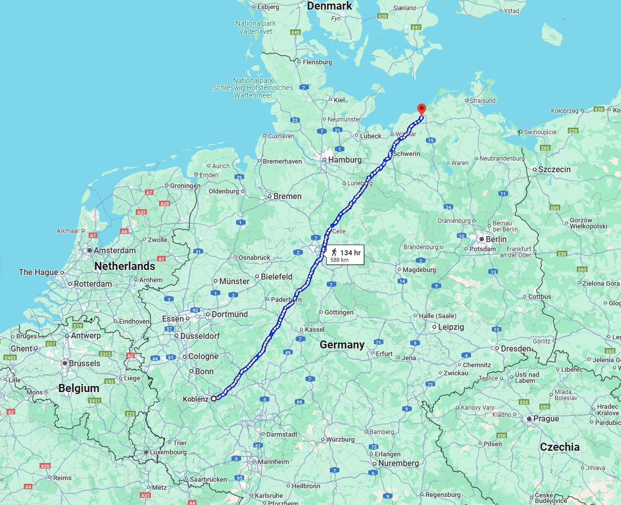Anreise von Koblenz Zu Rostock Über 