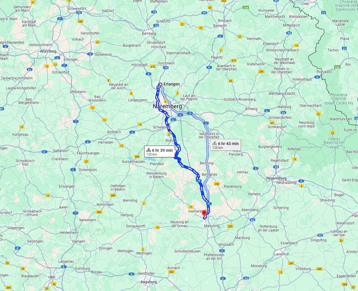 Anreise von Erlangen Zu Ingolstadt Über 