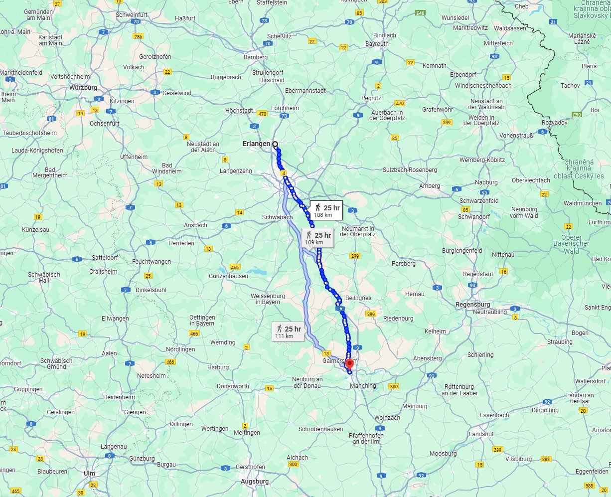 Anreise von Erlangen Zu Ingolstadt Über 