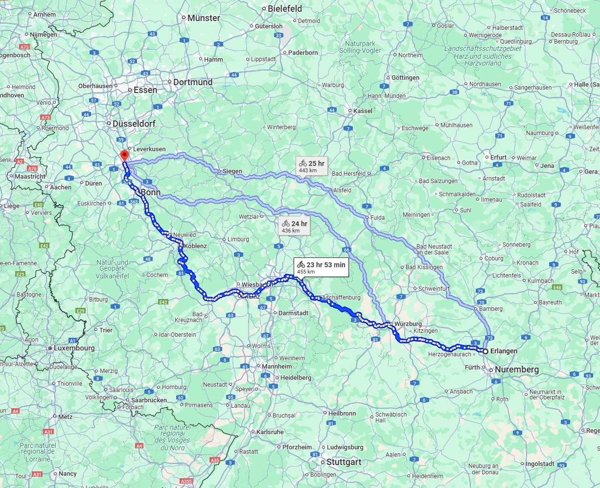 Anreise von Erlangen Zu Köln Über 