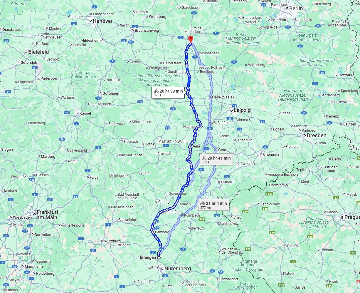 Anreise von Erlangen Zu Magdeburg Über 