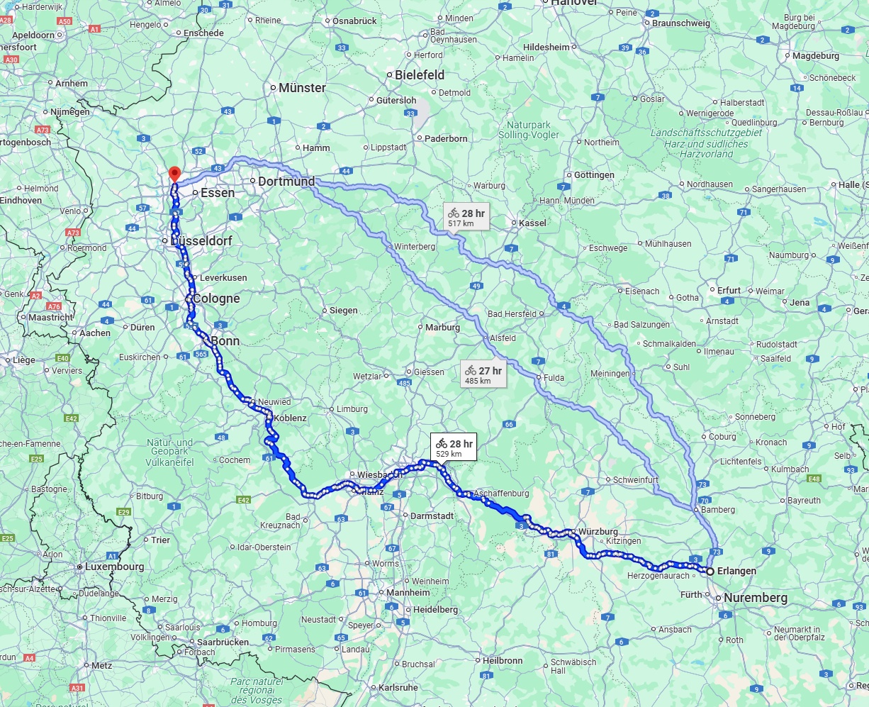 Anreise von Erlangen Zu Oberhausen Über 