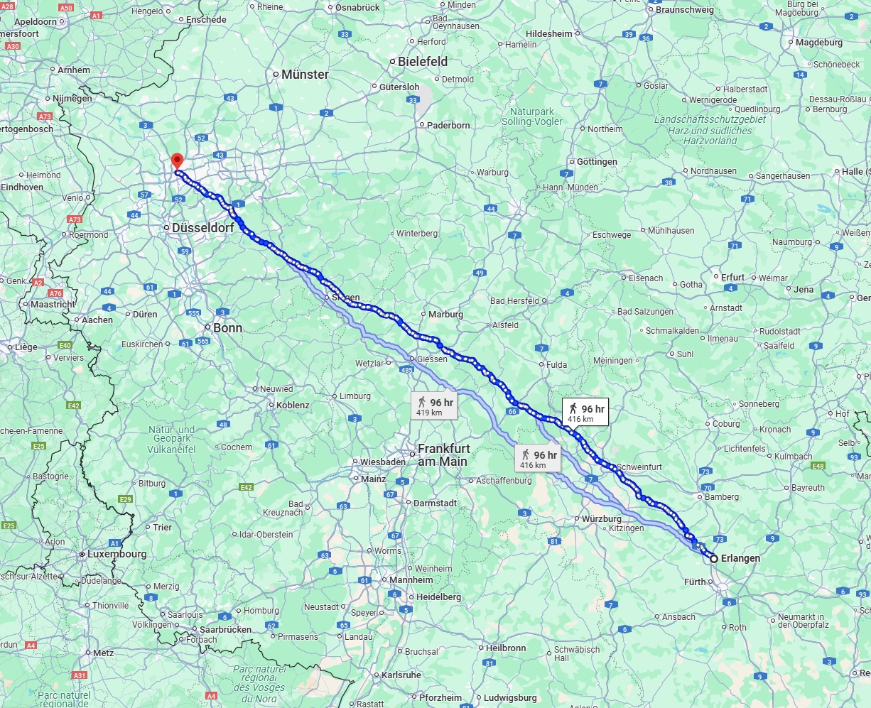 Anreise von Erlangen Zu Oberhausen Über 