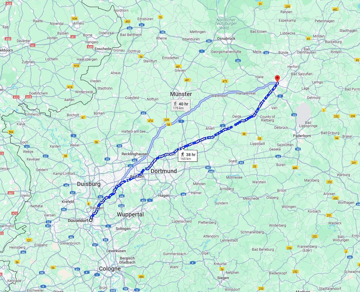 Anreise von Düsseldorf Zu Bielefeld Über 