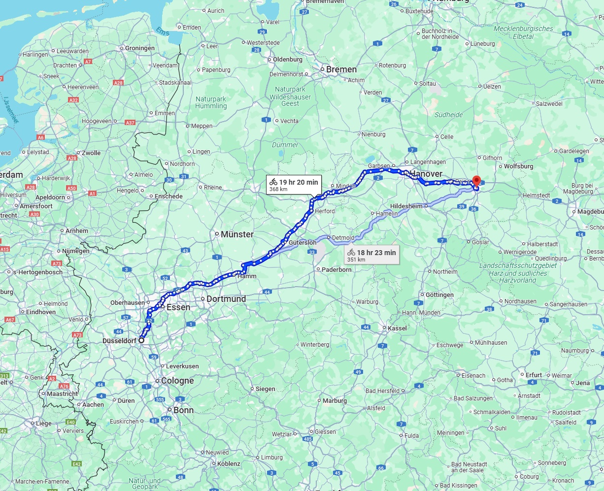 Anreise von Düsseldorf Zu Braunschweig Über 
