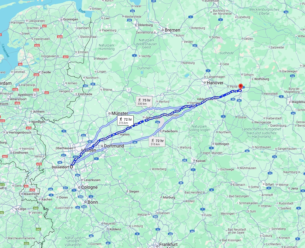 Anreise von Düsseldorf Zu Braunschweig Über 