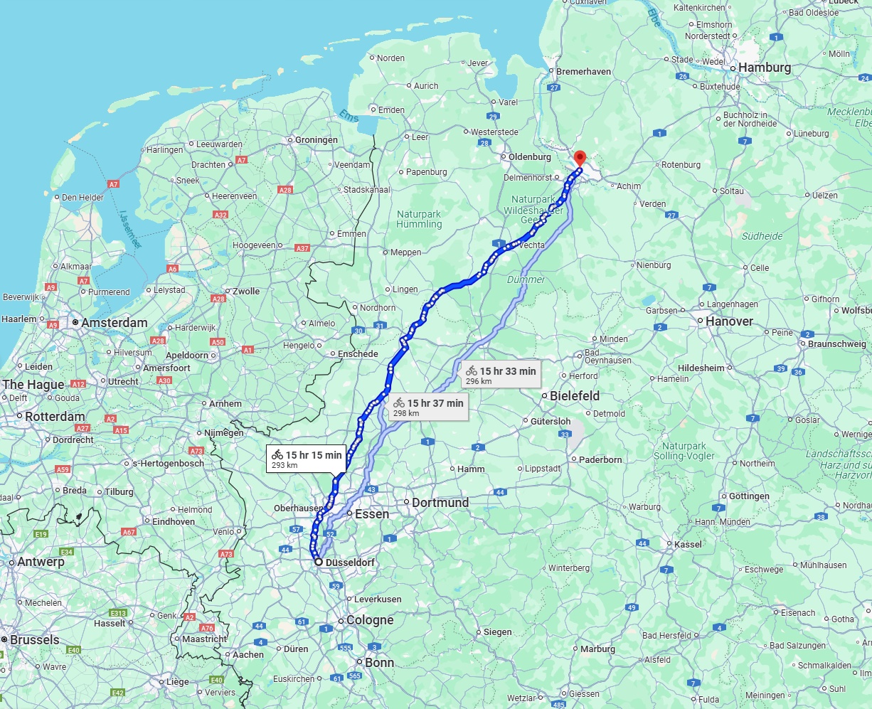 Anreise von Düsseldorf Zu Bremen Über 