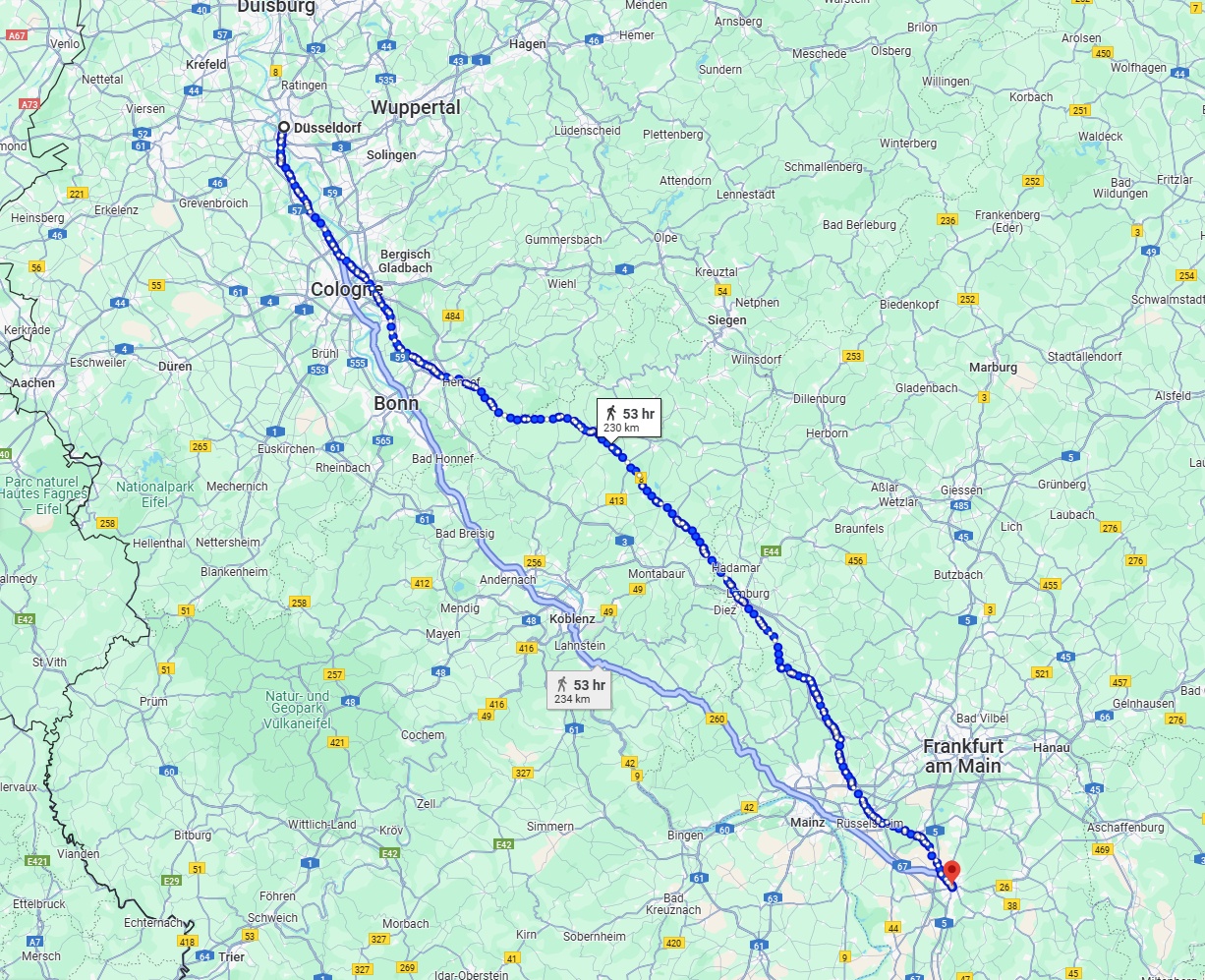 Anreise von Düsseldorf Zu Darmstadt Über 