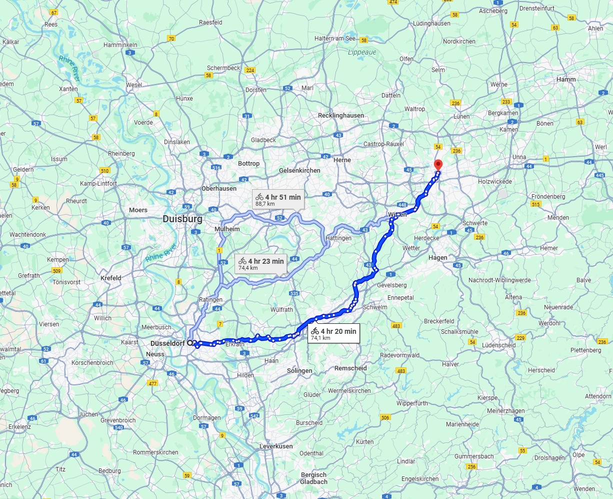 Anreise von Düsseldorf Zu Dortmund Über 