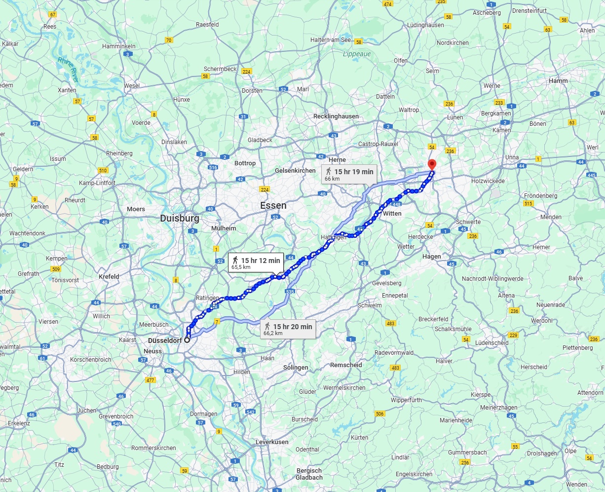 Anreise von Düsseldorf Zu Dortmund Über 