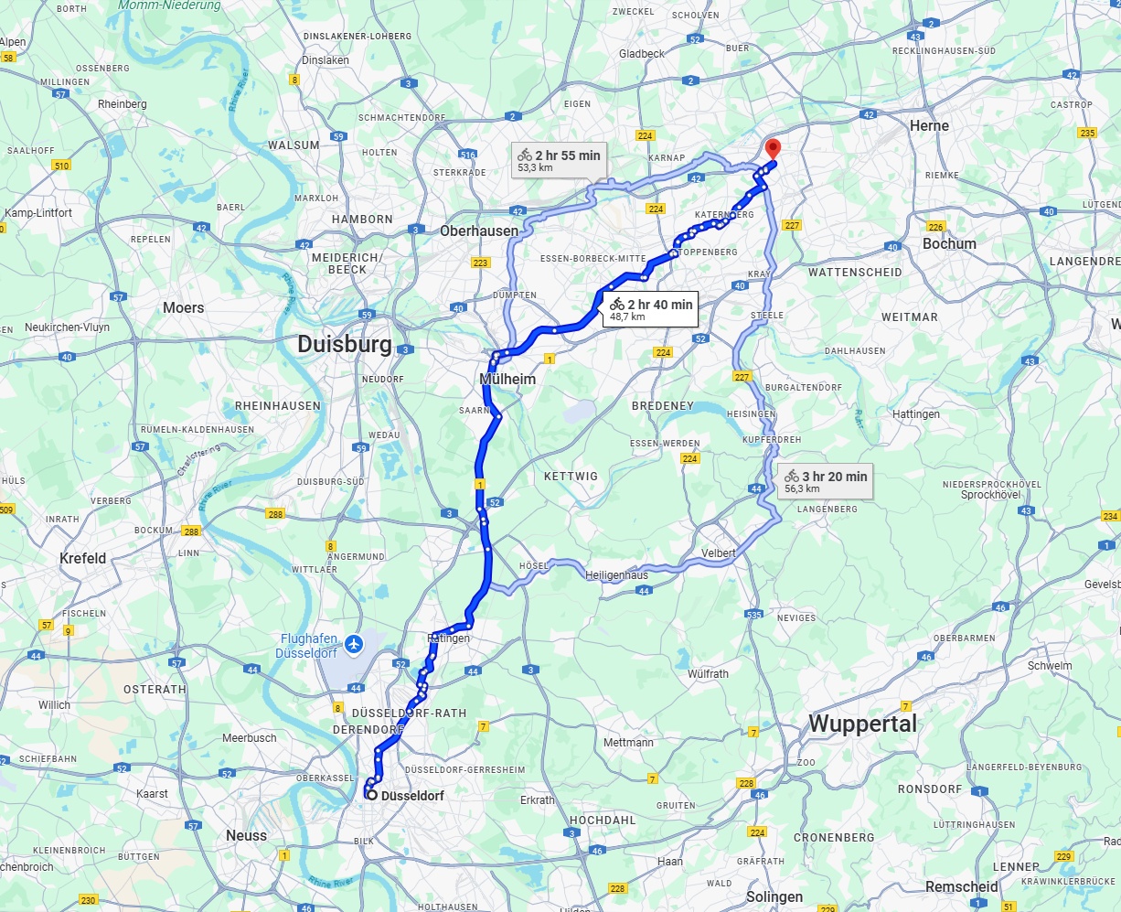 Anreise von Düsseldorf Zu Gelsenkirchen Über 