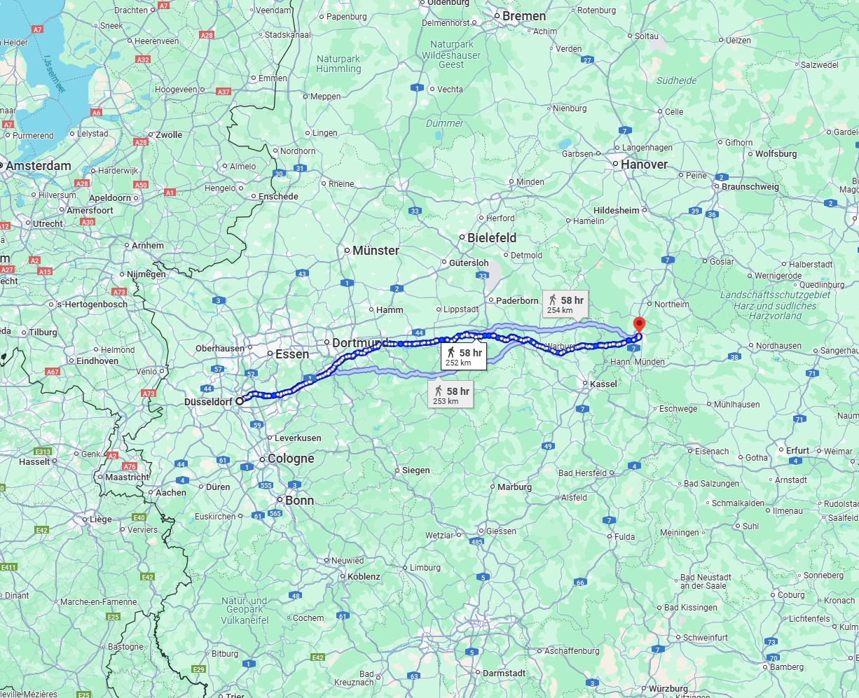 Anreise von Düsseldorf Zu Göttingen Über 