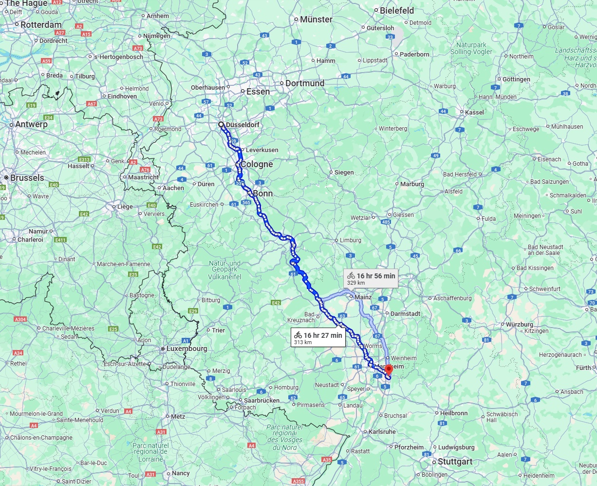 Anreise von Düsseldorf Zu Heidelberg Über 