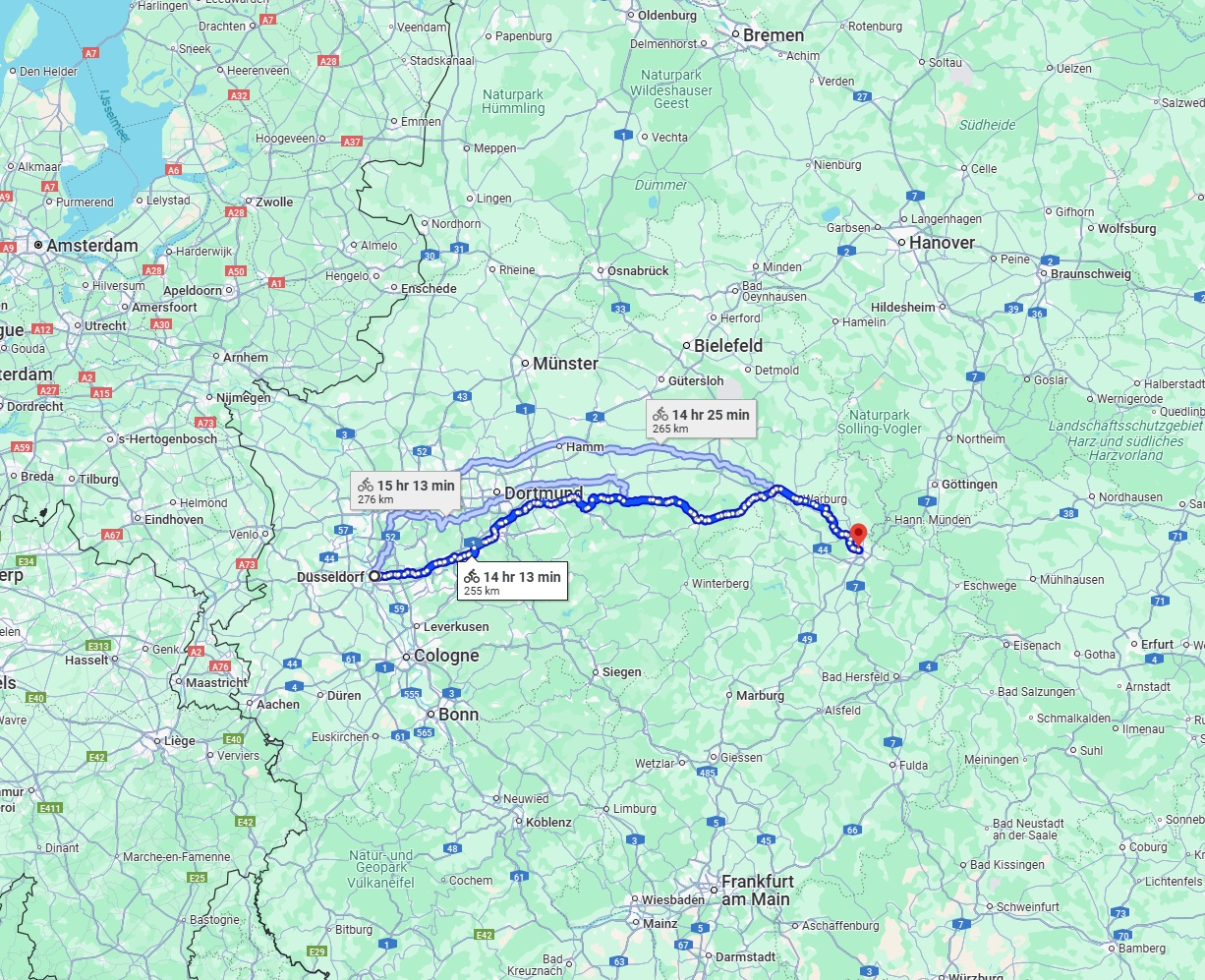 Anreise von Düsseldorf Zu Kassel Über 