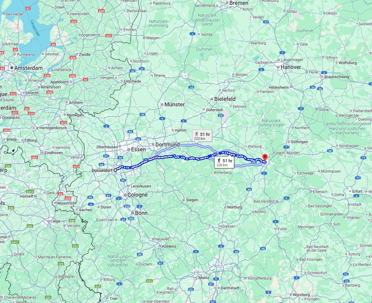 Anreise von Düsseldorf Zu Kassel Über 