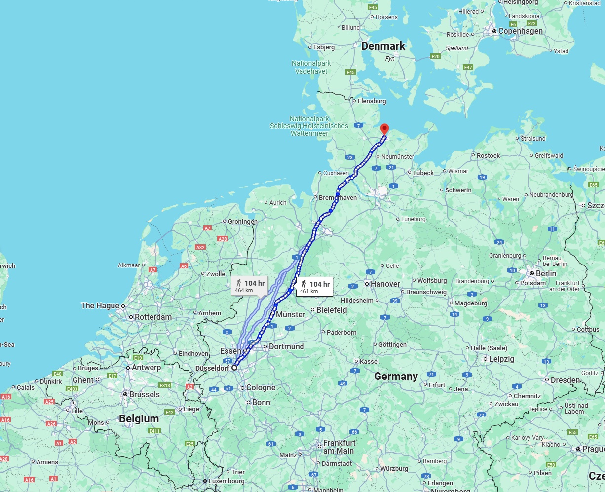 Anreise von Düsseldorf Zu Kiel Über 